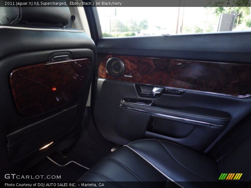 Ebony Black / Jet Black/Ivory 2011 Jaguar XJ XJL Supercharged