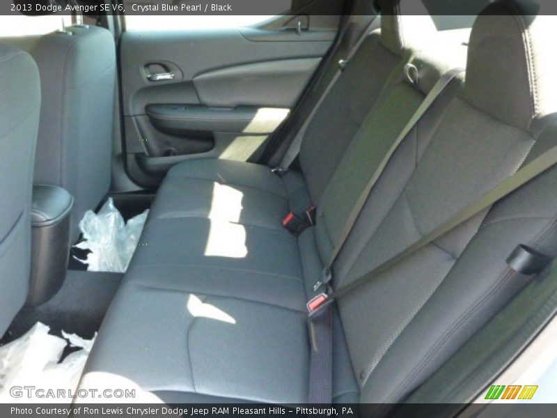 Crystal Blue Pearl / Black 2013 Dodge Avenger SE V6