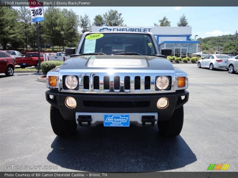 Black / Ebony Black/Pewter 2008 Hummer H3 X