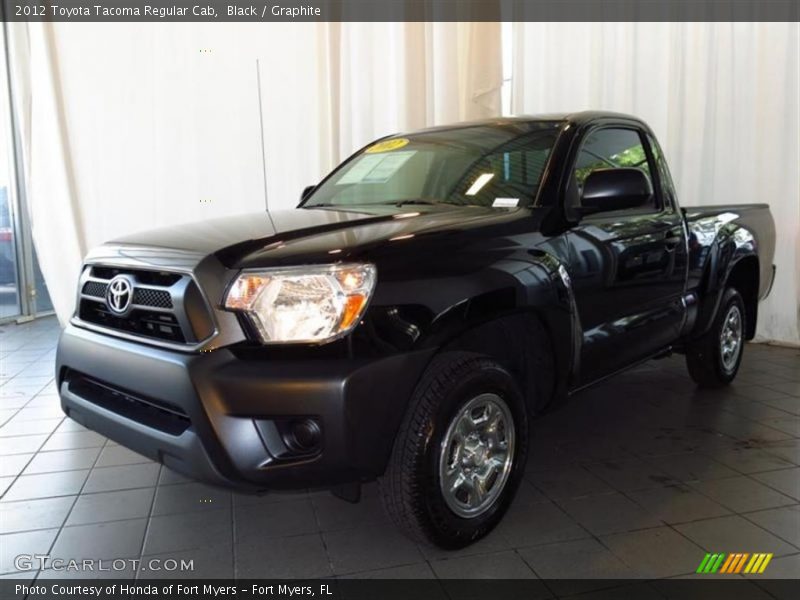 Black / Graphite 2012 Toyota Tacoma Regular Cab