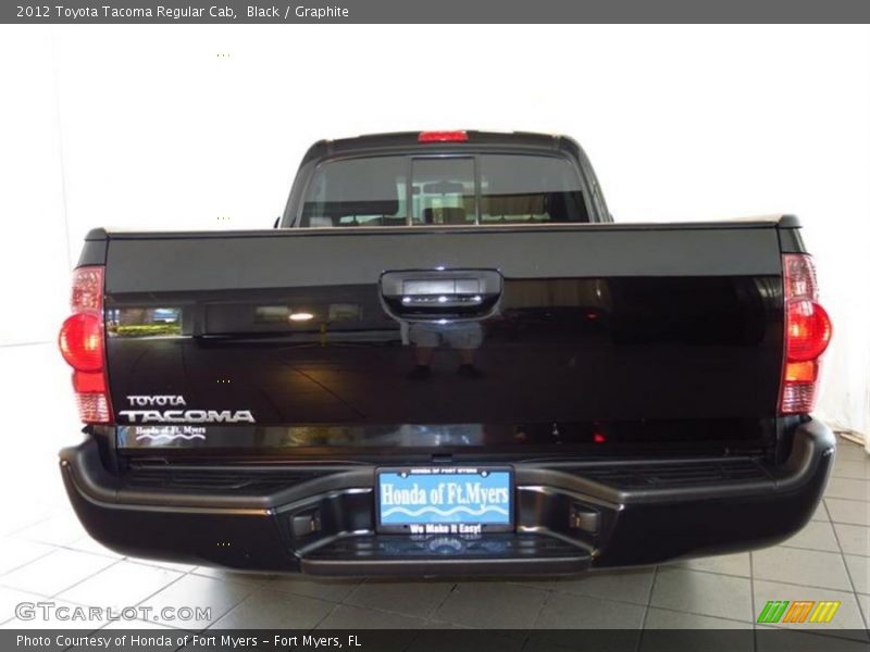 Black / Graphite 2012 Toyota Tacoma Regular Cab