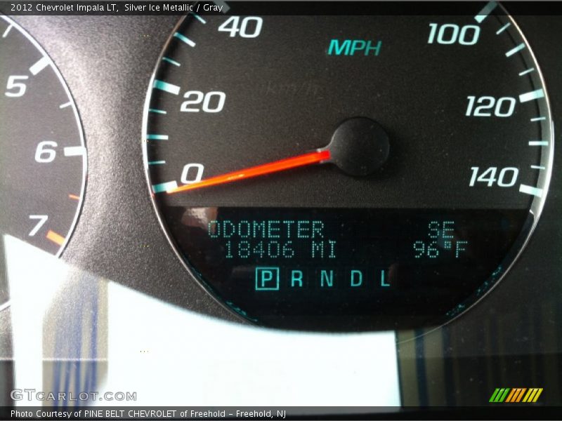 Silver Ice Metallic / Gray 2012 Chevrolet Impala LT