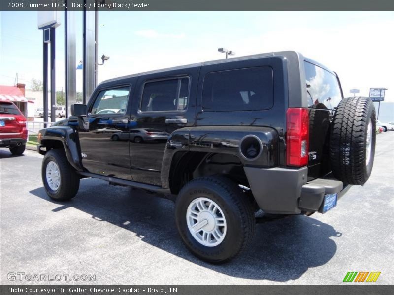 Black / Ebony Black/Pewter 2008 Hummer H3 X