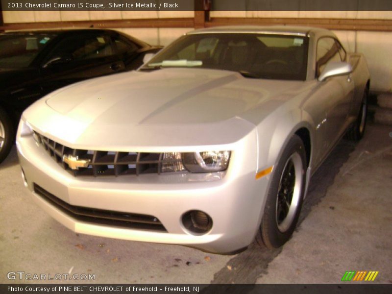 Silver Ice Metallic / Black 2013 Chevrolet Camaro LS Coupe