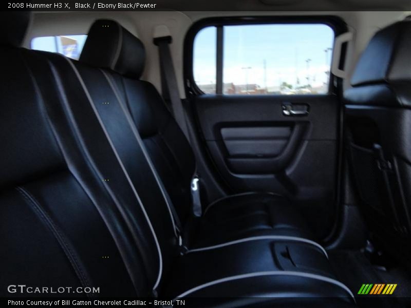 Black / Ebony Black/Pewter 2008 Hummer H3 X