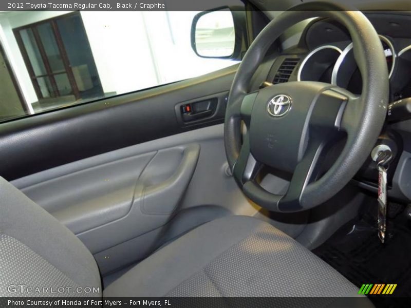 Black / Graphite 2012 Toyota Tacoma Regular Cab