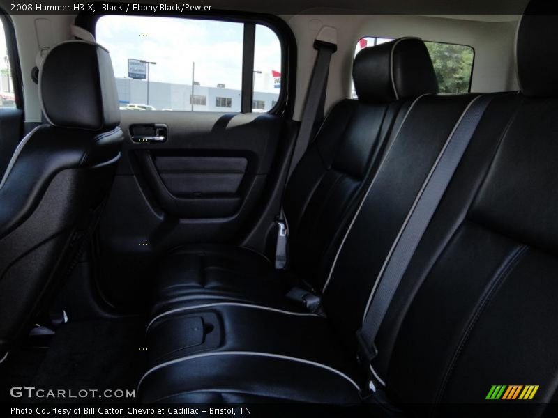 Black / Ebony Black/Pewter 2008 Hummer H3 X