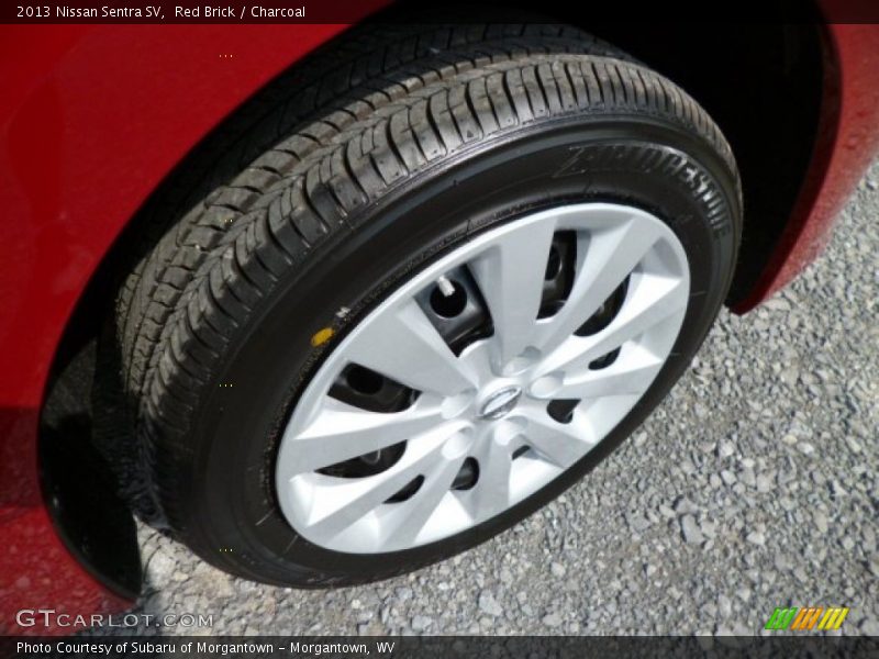 Red Brick / Charcoal 2013 Nissan Sentra SV