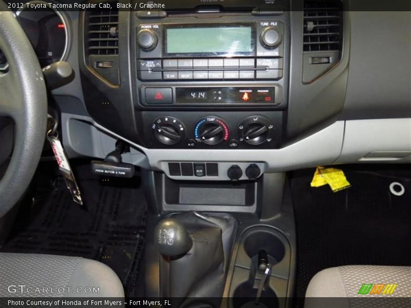 Black / Graphite 2012 Toyota Tacoma Regular Cab