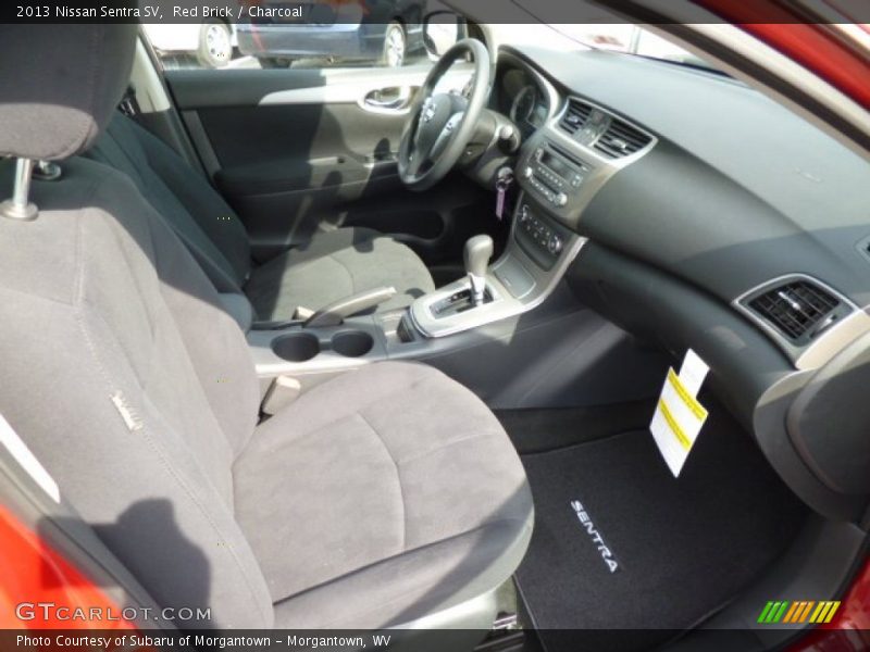 Red Brick / Charcoal 2013 Nissan Sentra SV
