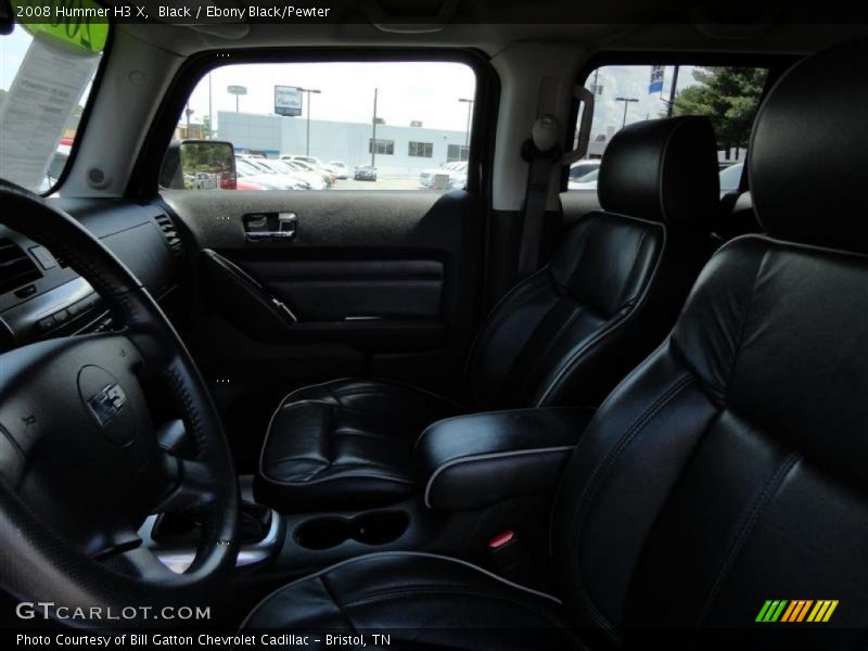 Black / Ebony Black/Pewter 2008 Hummer H3 X