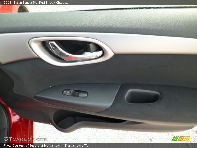 Red Brick / Charcoal 2013 Nissan Sentra SV