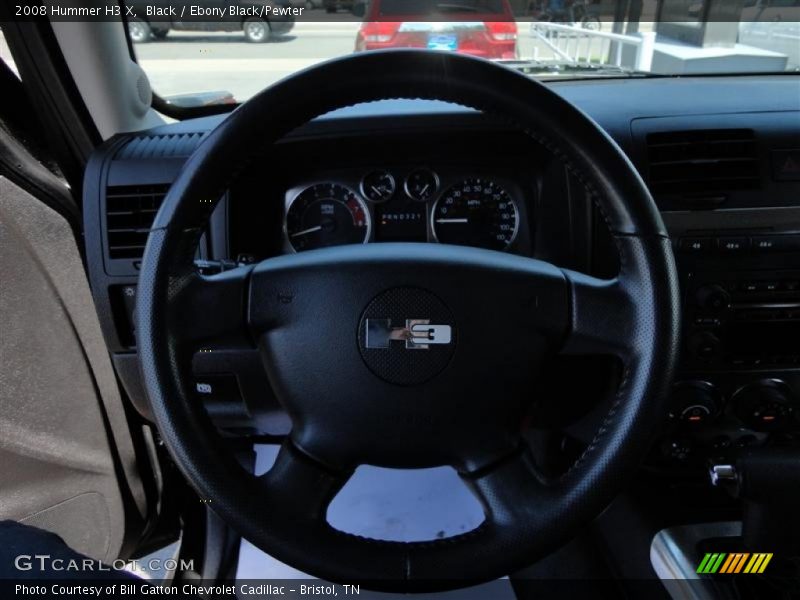 Black / Ebony Black/Pewter 2008 Hummer H3 X