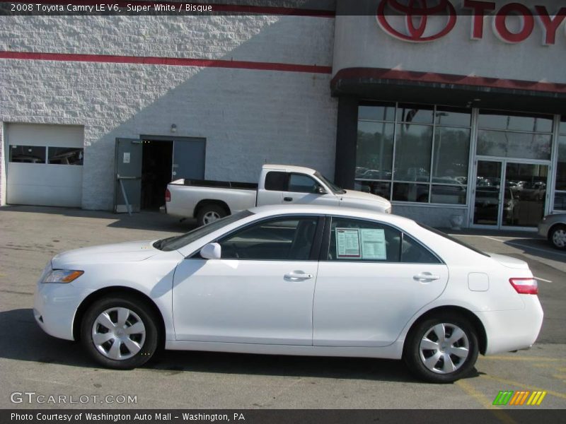 Super White / Bisque 2008 Toyota Camry LE V6