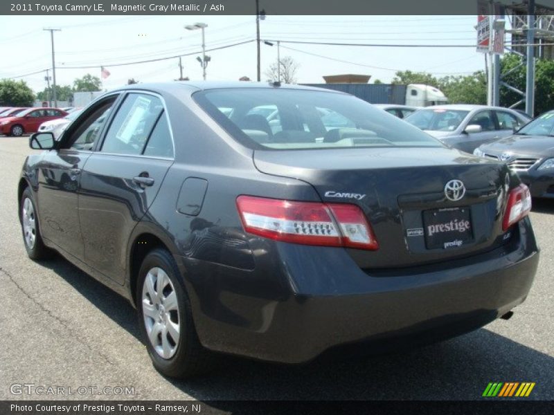 Magnetic Gray Metallic / Ash 2011 Toyota Camry LE