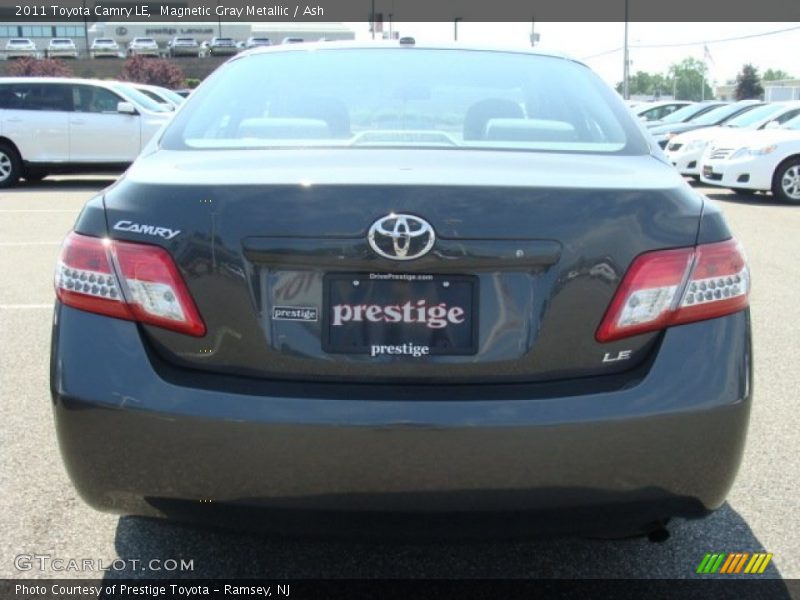 Magnetic Gray Metallic / Ash 2011 Toyota Camry LE
