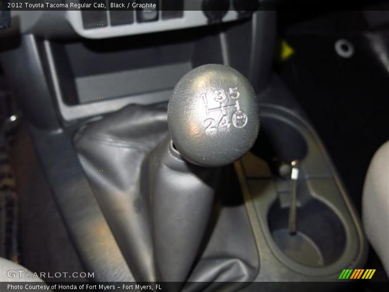 Black / Graphite 2012 Toyota Tacoma Regular Cab