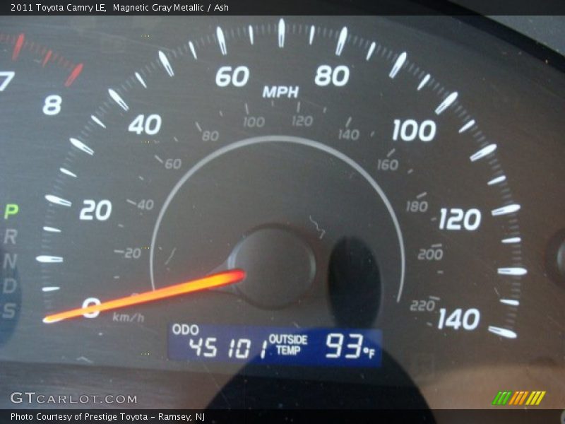 Magnetic Gray Metallic / Ash 2011 Toyota Camry LE