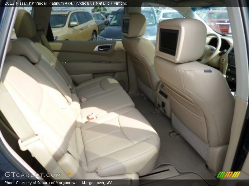 Arctic Blue Metallic / Almond 2013 Nissan Pathfinder Platinum 4x4