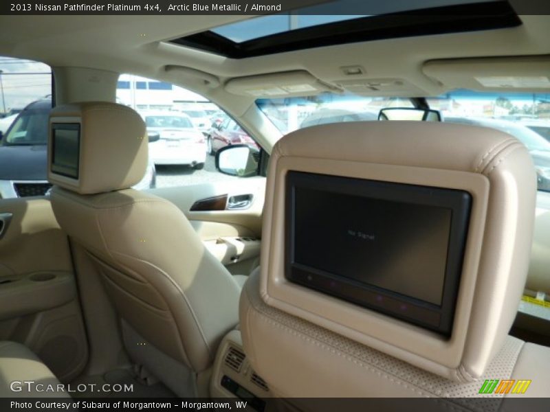 Arctic Blue Metallic / Almond 2013 Nissan Pathfinder Platinum 4x4