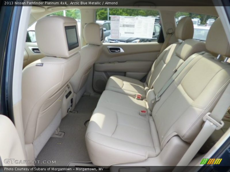 Arctic Blue Metallic / Almond 2013 Nissan Pathfinder Platinum 4x4