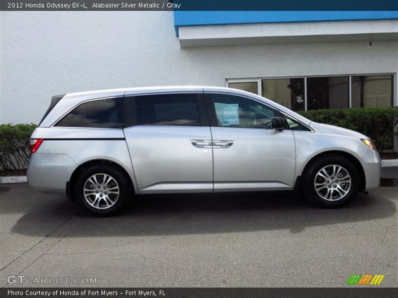 Alabaster Silver Metallic / Gray 2012 Honda Odyssey EX-L