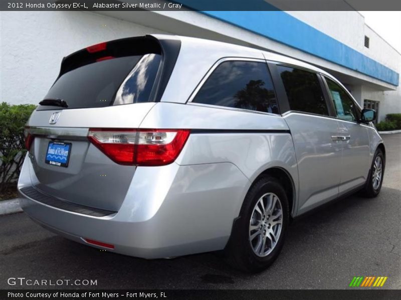 Alabaster Silver Metallic / Gray 2012 Honda Odyssey EX-L