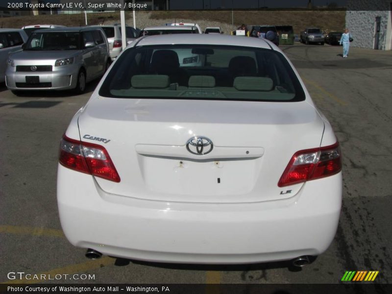 Super White / Bisque 2008 Toyota Camry LE V6