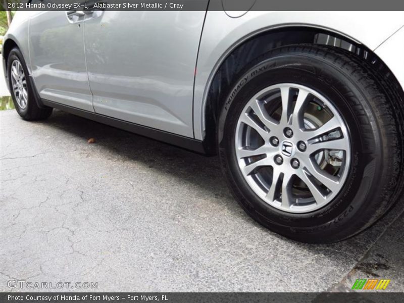 Alabaster Silver Metallic / Gray 2012 Honda Odyssey EX-L