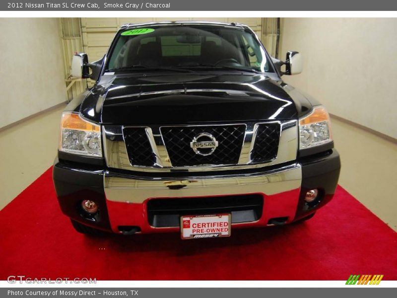 Smoke Gray / Charcoal 2012 Nissan Titan SL Crew Cab