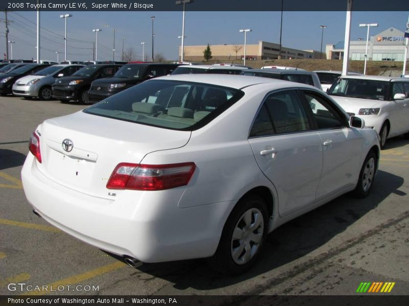 Super White / Bisque 2008 Toyota Camry LE V6