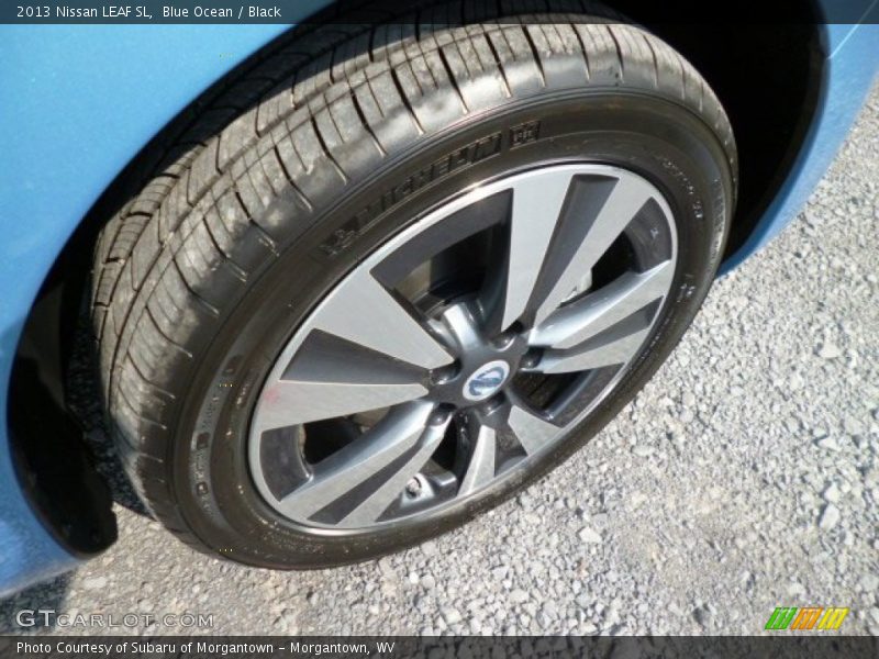 Blue Ocean / Black 2013 Nissan LEAF SL