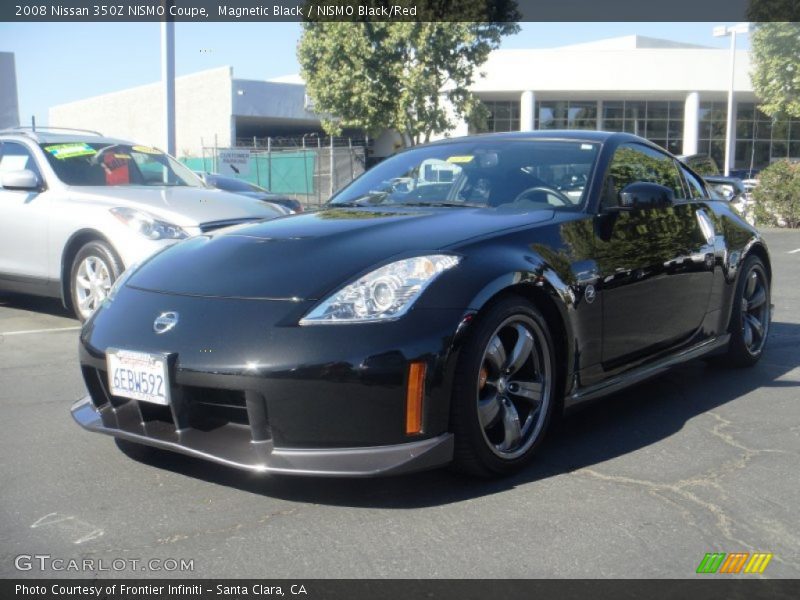 Magnetic Black / NISMO Black/Red 2008 Nissan 350Z NISMO Coupe