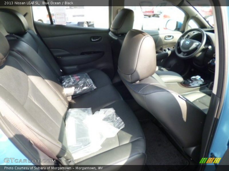 Blue Ocean / Black 2013 Nissan LEAF SL