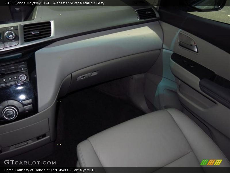 Alabaster Silver Metallic / Gray 2012 Honda Odyssey EX-L