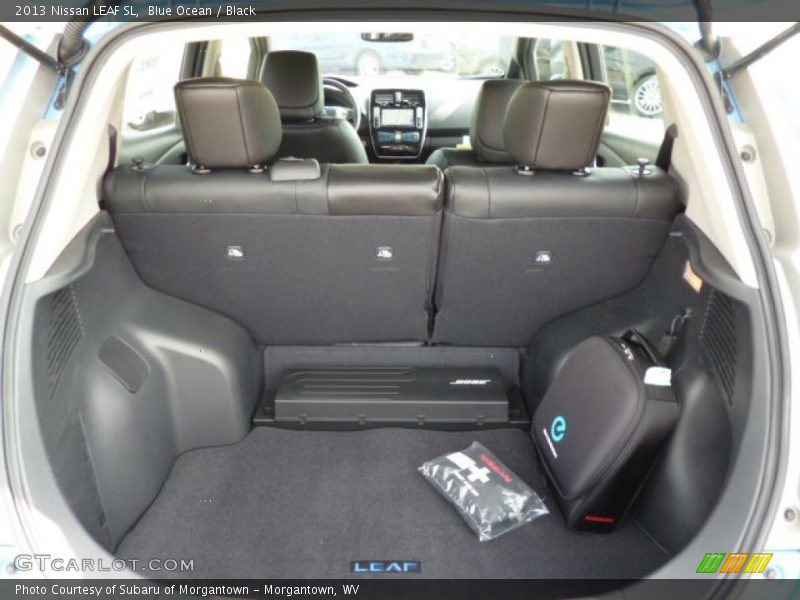 Blue Ocean / Black 2013 Nissan LEAF SL