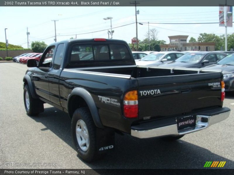 Black Sand Pearl / Oak 2002 Toyota Tacoma V6 TRD Xtracab 4x4