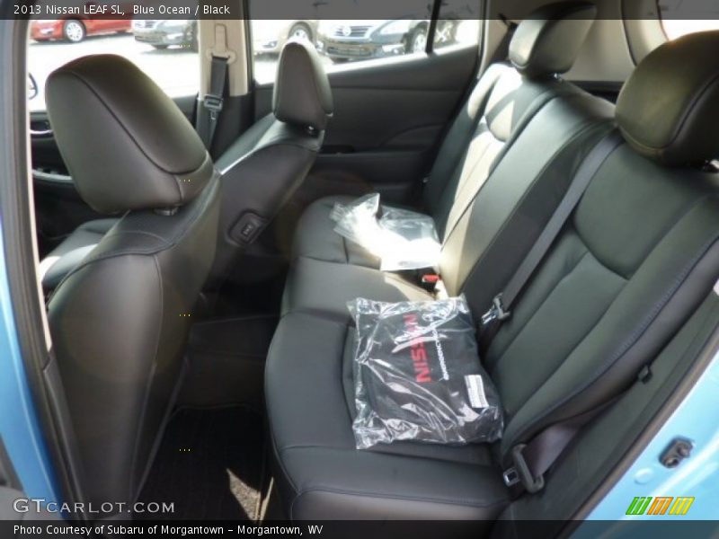 Blue Ocean / Black 2013 Nissan LEAF SL