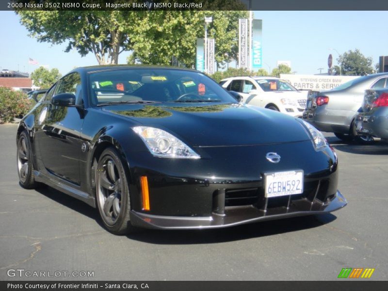 Magnetic Black / NISMO Black/Red 2008 Nissan 350Z NISMO Coupe