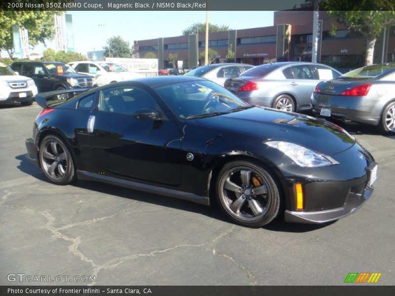 Magnetic Black / NISMO Black/Red 2008 Nissan 350Z NISMO Coupe
