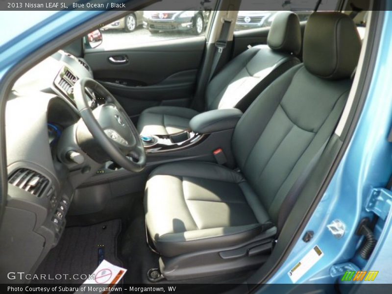 Blue Ocean / Black 2013 Nissan LEAF SL