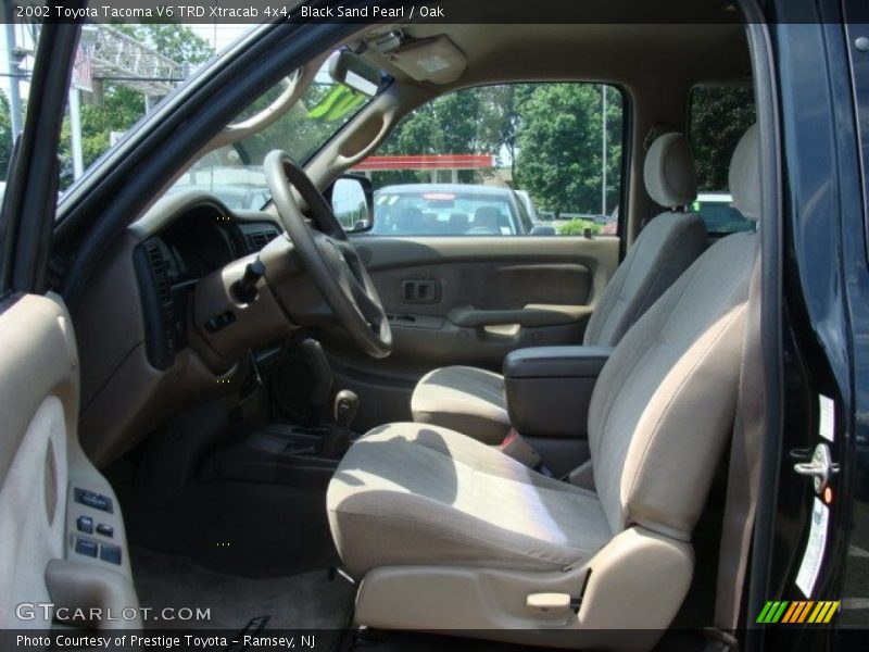 Black Sand Pearl / Oak 2002 Toyota Tacoma V6 TRD Xtracab 4x4