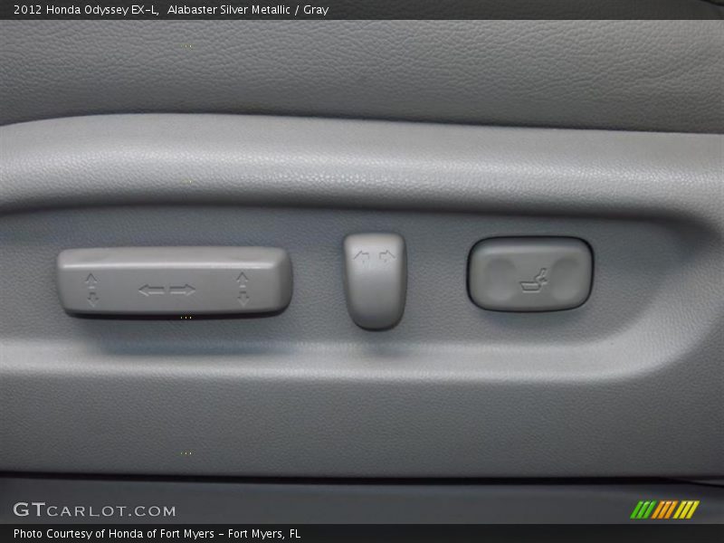 Alabaster Silver Metallic / Gray 2012 Honda Odyssey EX-L