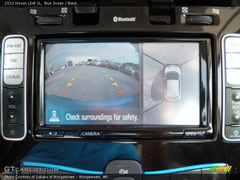 Blue Ocean / Black 2013 Nissan LEAF SL