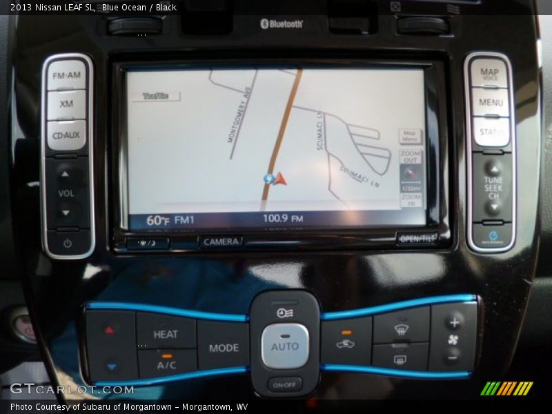 Blue Ocean / Black 2013 Nissan LEAF SL