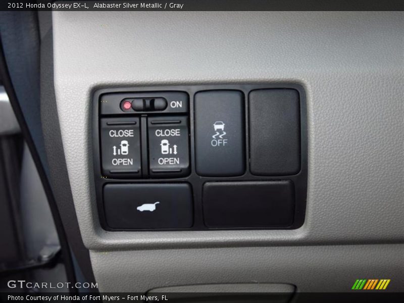 Alabaster Silver Metallic / Gray 2012 Honda Odyssey EX-L