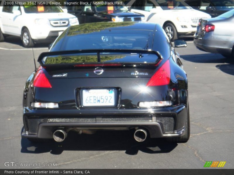 Magnetic Black / NISMO Black/Red 2008 Nissan 350Z NISMO Coupe