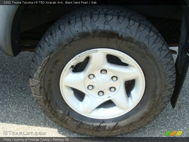 Black Sand Pearl / Oak 2002 Toyota Tacoma V6 TRD Xtracab 4x4