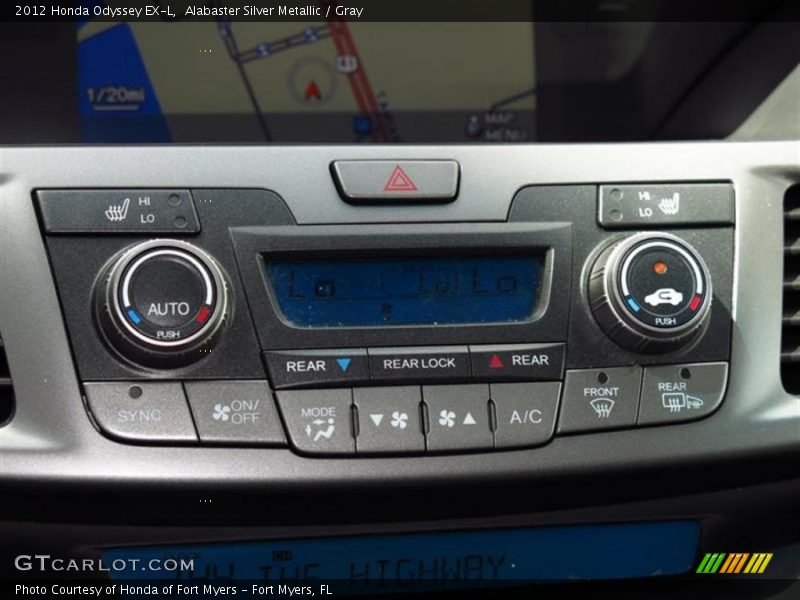 Alabaster Silver Metallic / Gray 2012 Honda Odyssey EX-L