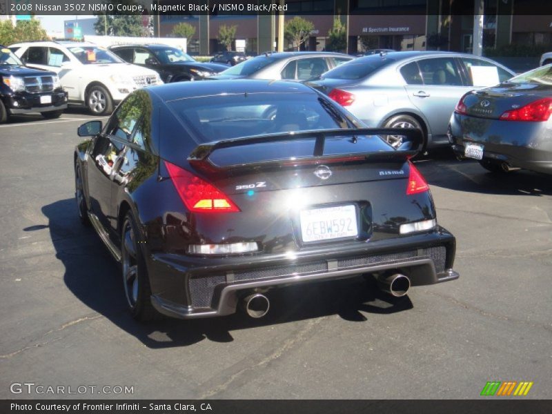 Magnetic Black / NISMO Black/Red 2008 Nissan 350Z NISMO Coupe